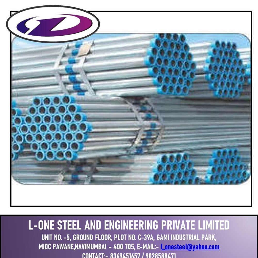Galvanized Steel Pipe - Color: Silver