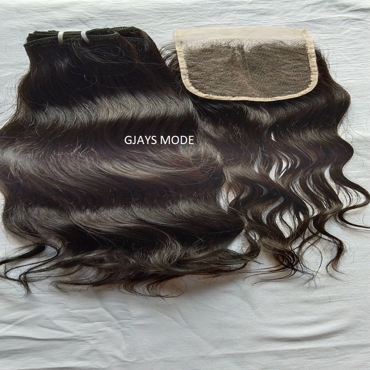 Indian Wavy Closure 4x4