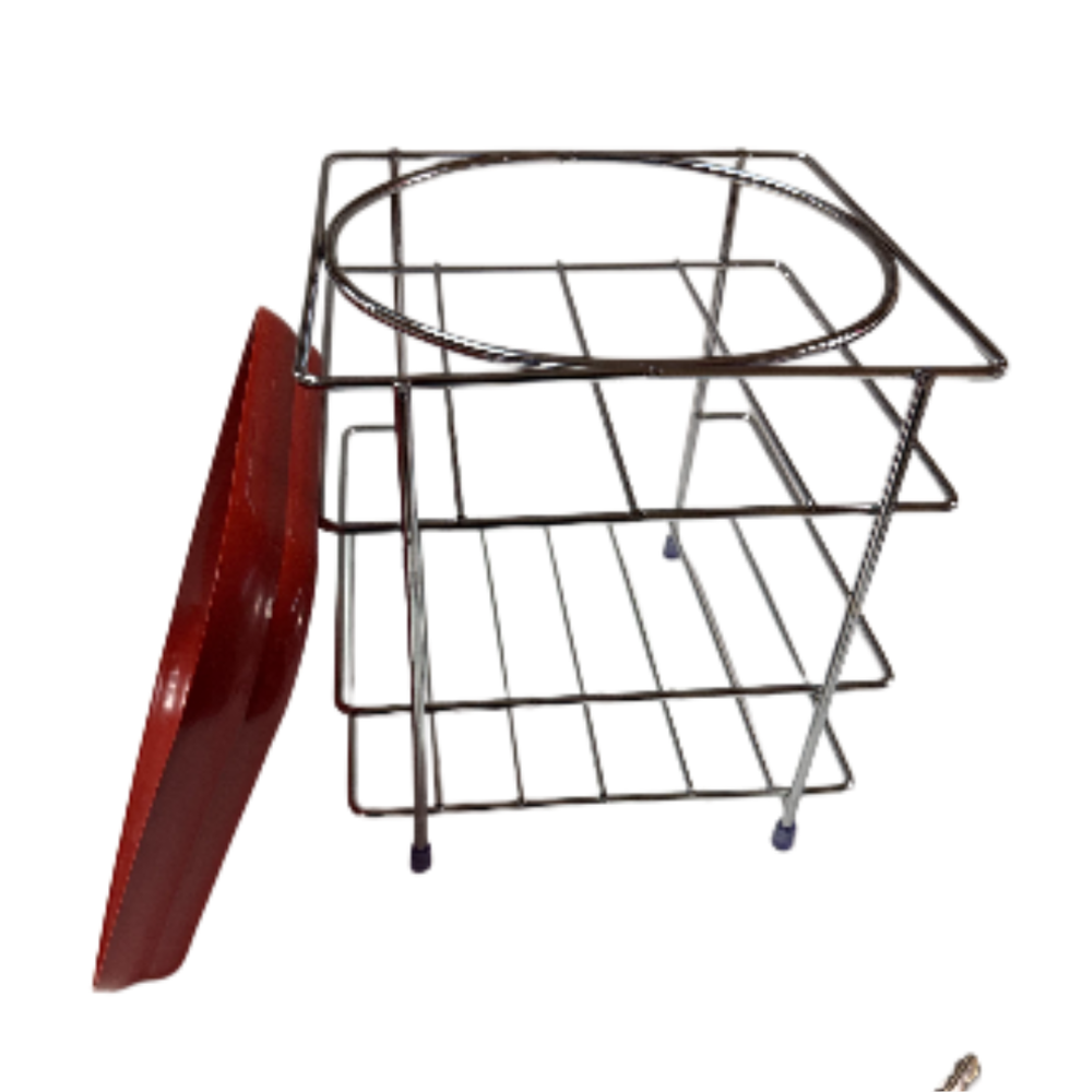 STAINLESS STEEL MATKA STAND WITH TRAY