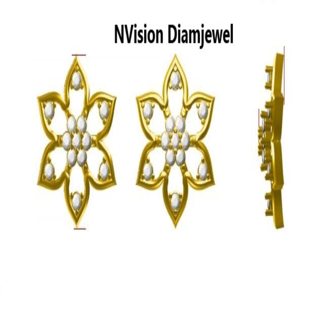 Natural Diamonds Starlight Stud Earrings - Diamond Carat Weight: 0.20 Carat