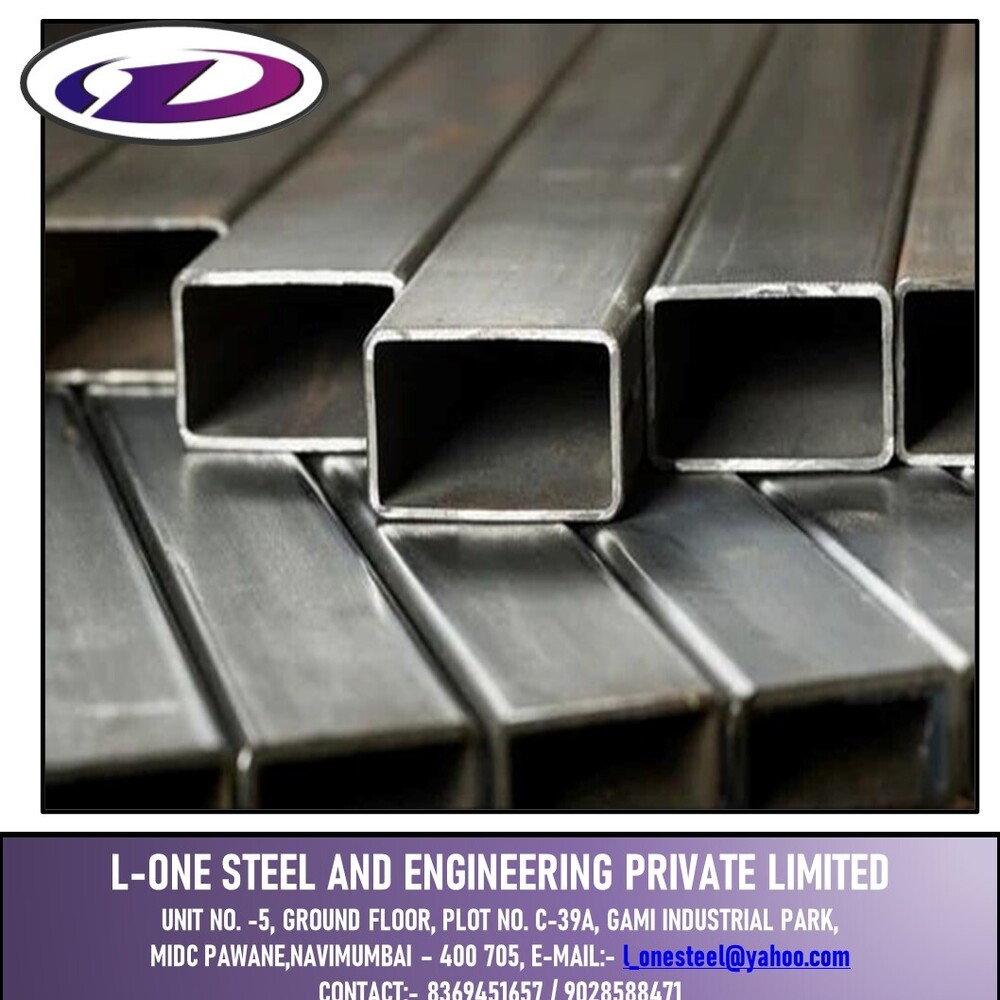 Gi-gp Square-rect Pipe - Stainless Steel, 6 Ft Length, Silver Color, Zinc Coated Surface, Electric Resistance Welded, Corrosion Resistant