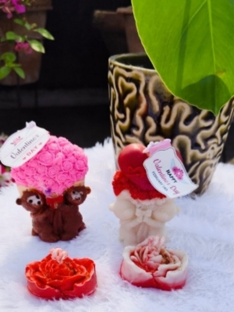 Teddy Bear Candles - Use: Home Decoration
