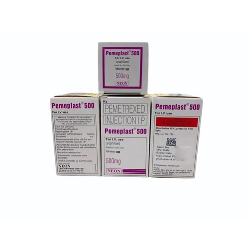 500Mg Pemetrexed Injection Ip - Dosage Form: Liquid