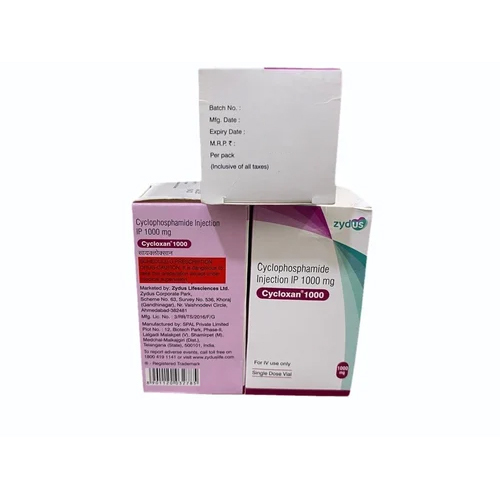 1000Mg Cyclophosphamide Injection - Origin: India