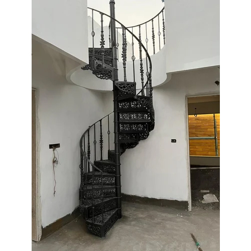 Home Iron Staircase - Color: Black