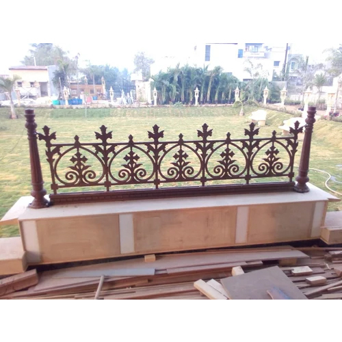 Cast Iron Classic Railing - Color: Brown