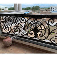 Ornamental Cast Iron Grill - Iron Material, Various Sizes, Black Color - Modern Style, Powder Coated For Enhanced Durability And Functionality