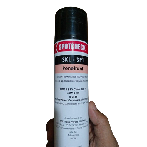 400Ml Spotcheck Solvent Removable Red Penetrant - Material: Silicone