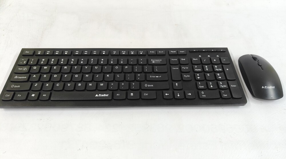 Prodot Sparsh Palm Wireless Keyboard And Mouse - Pack Of 2