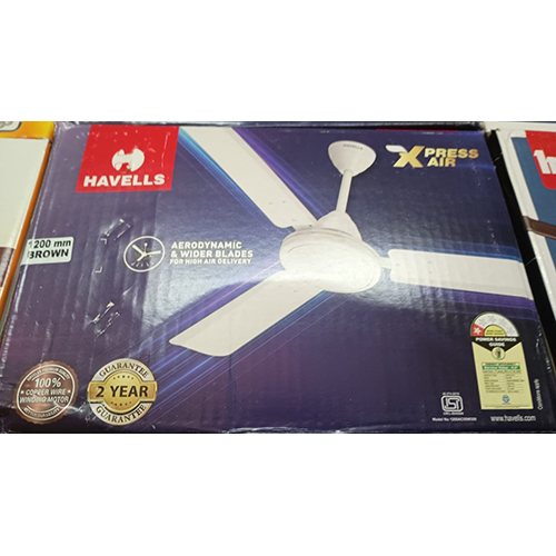 1200Mm Xpress Air Ceiling Fan - Blade Material: Metal