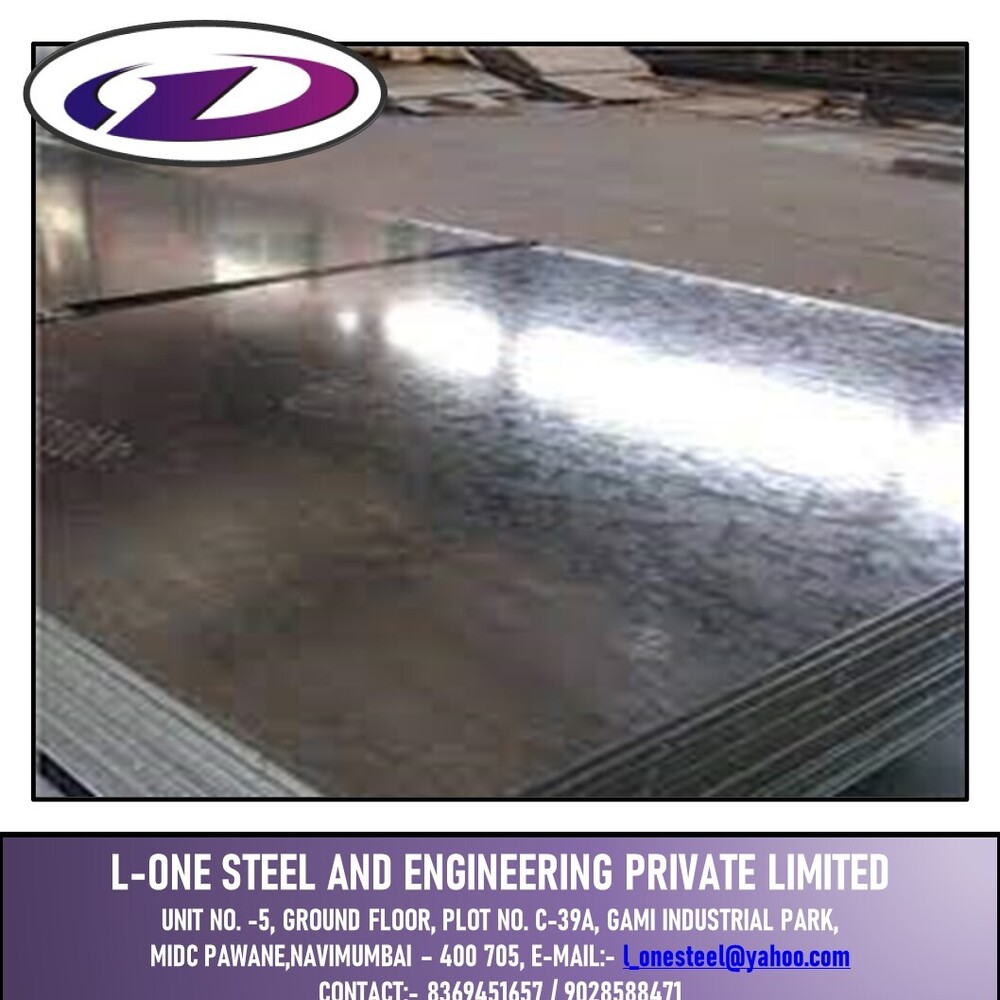 Galvanized Coated Plain Sheets (Gp) - Application: Construction