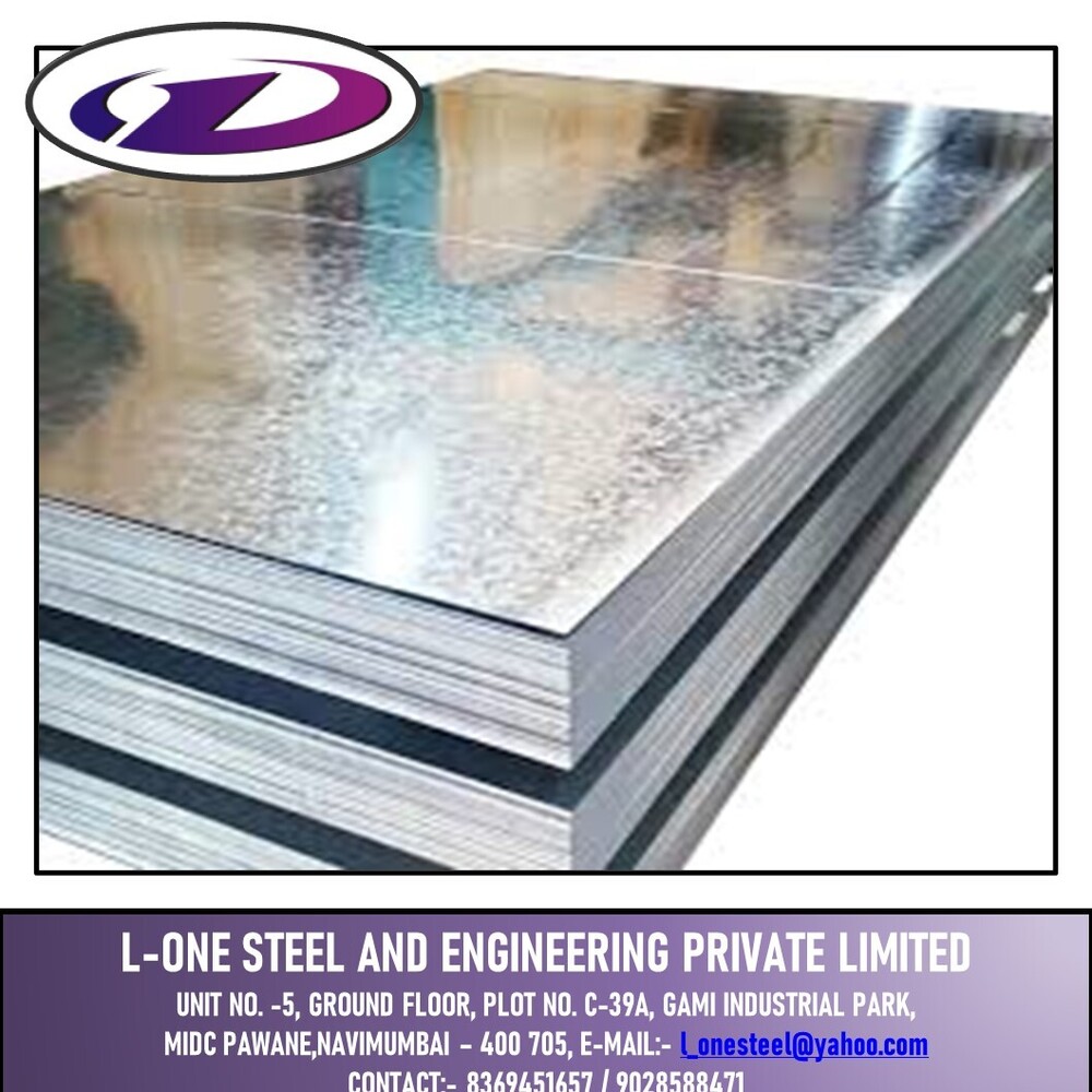 Galvanized Coated Plain Sheets (Gp) - Application: Construction
