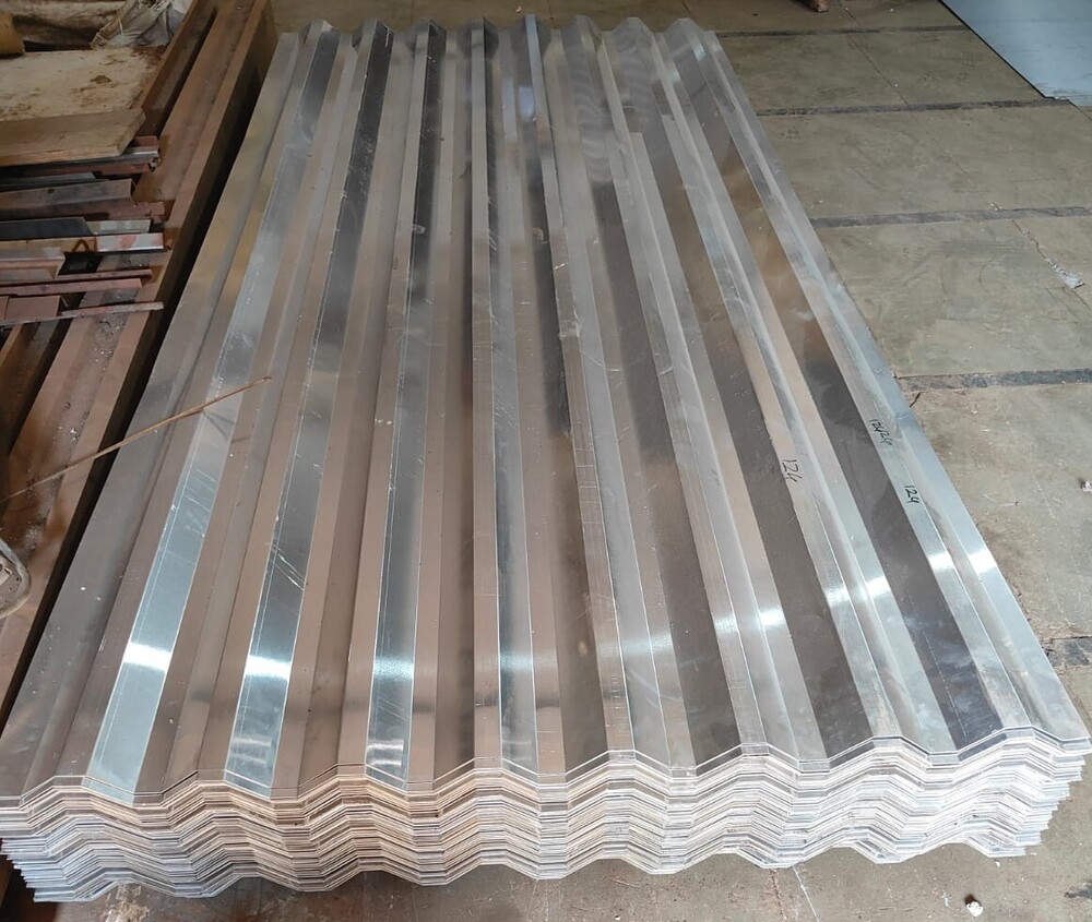 Trapozodial And Circular Aluminium Currogated Sheet - Material: Aluminum