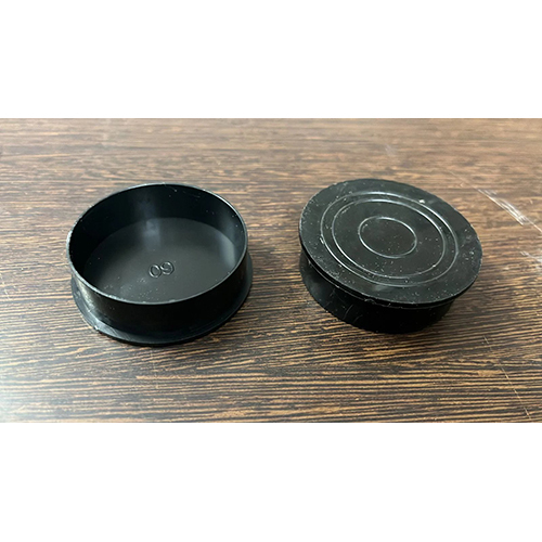 60 Mm Pipe Cap, 76 Mm Pipe Cap, 90 Mm Pipe Cap - Color: Black