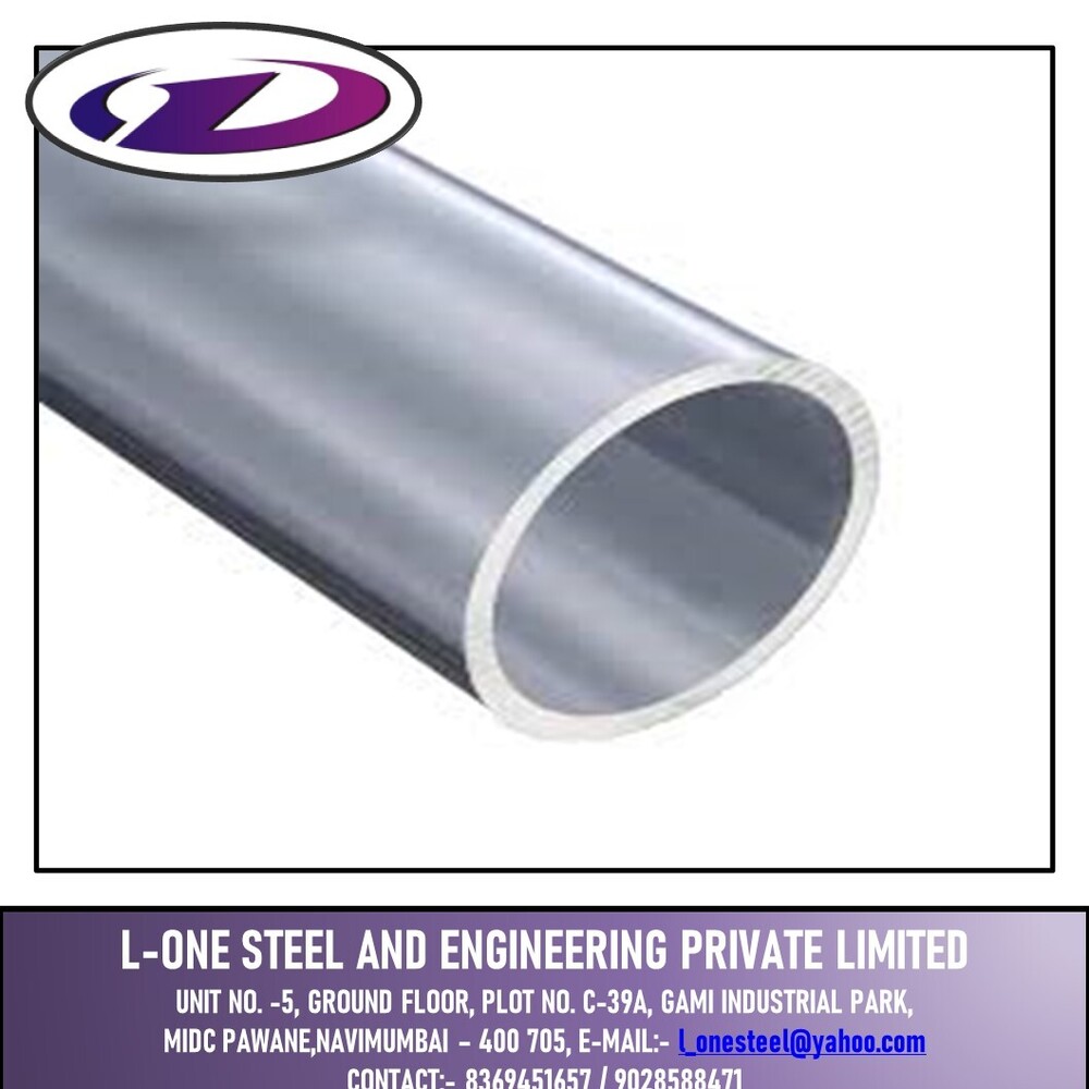 Aluminium Square And Round Pipe - Color: Silver