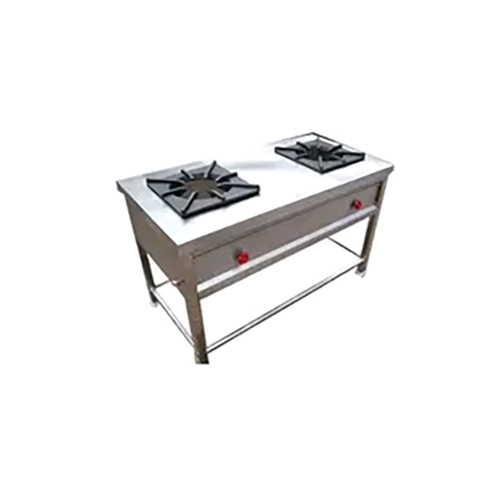 2 Burner Gas Range - Material: Stainless Steel