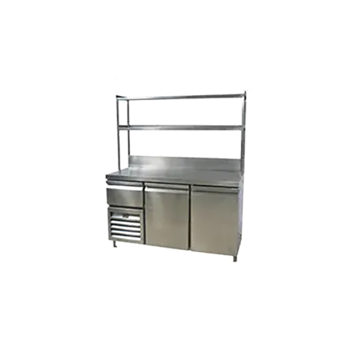 Table Top Fridge - Color: Silver