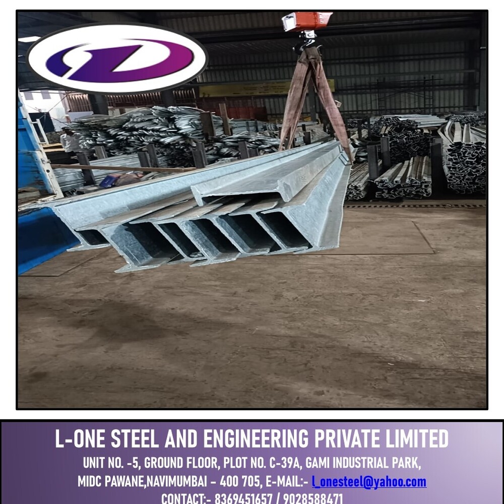 Galvanized Iron Beam - Color: Silver