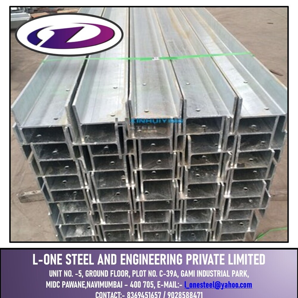 Galvanized Iron Beam - Color: Silver