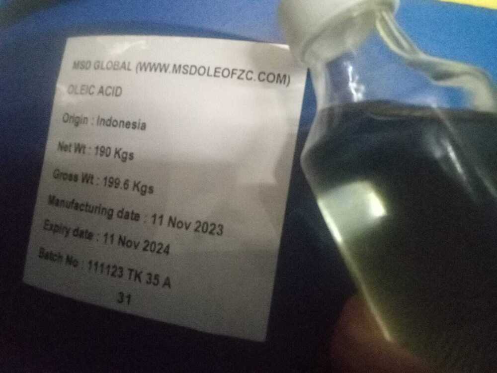 Oleic 80% Min - Purity: High