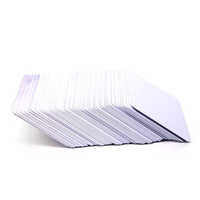 White PVC Thermal Card Blank