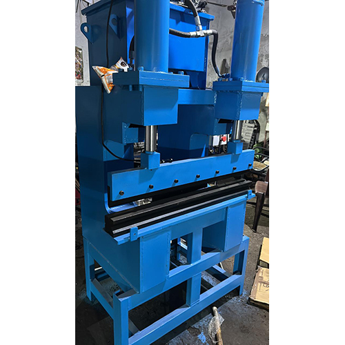 Industrial Hydraulic Sheet Bending Press - Color: Blue Paint Coated