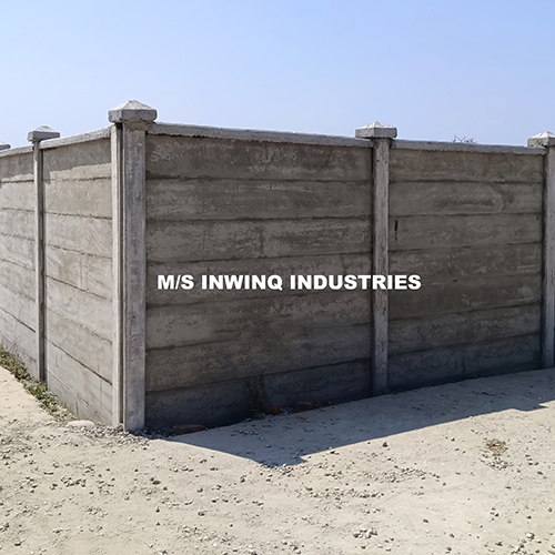 RCC Compound Wall - Industrial Grade Polished Concrete | Premium Quality Fencing & Boundary Protection