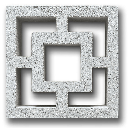 Concrete Screen Block - Color: Various Available