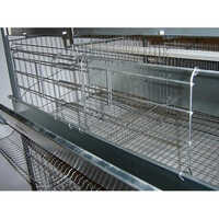 Galvanized Iron Poultry Cage - Color: Gray