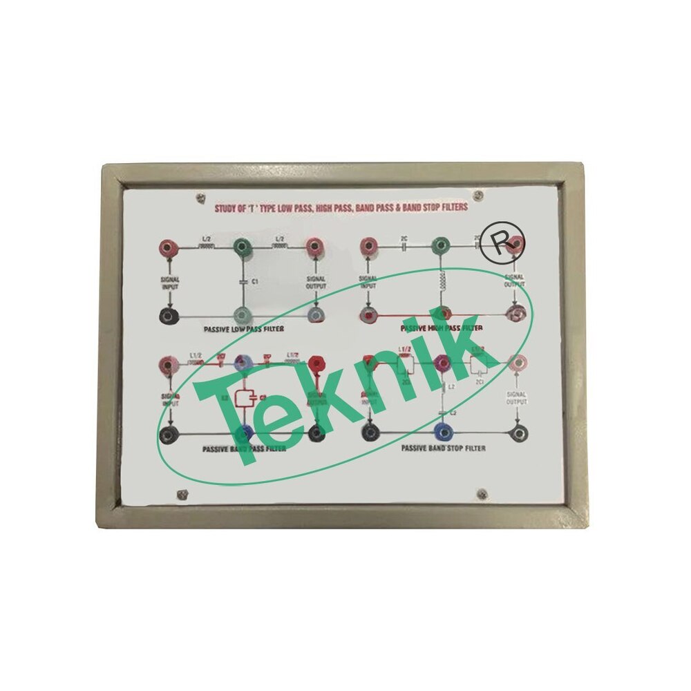 T TYPE PASSIVE LOW PASS, HIGH PASS, BAND PASS & BAND STOP FILTERS