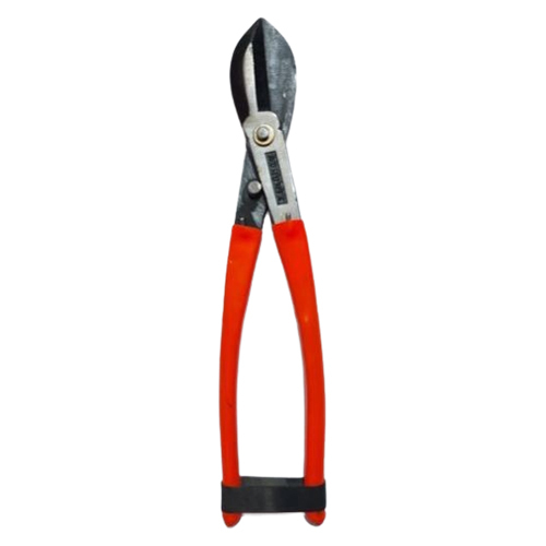 10 Inch Irani Katiya Cutting Plier - Stainless Steel, 10 Inch, Red Color, Rubber Handle, Rectangular Shape, Ergonomic Design for Industrial Use