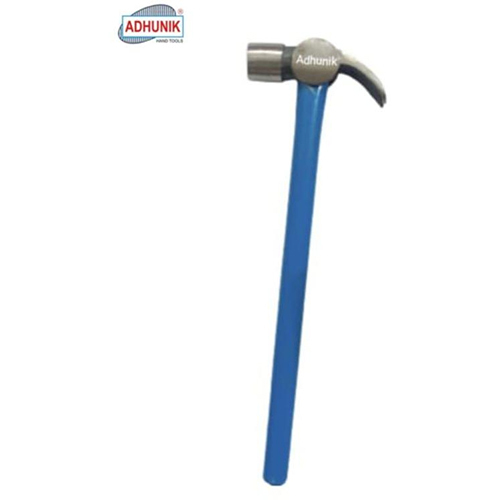Drop Forged Iron Claw Hammer - Iron Material, 10 Inch & 15 Inch Sizes, Sturdy Blue Color, Rubber Handle for Comfortable Grip
