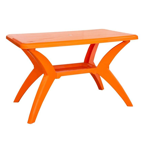 Orange Plastic Table - Color: Different Available