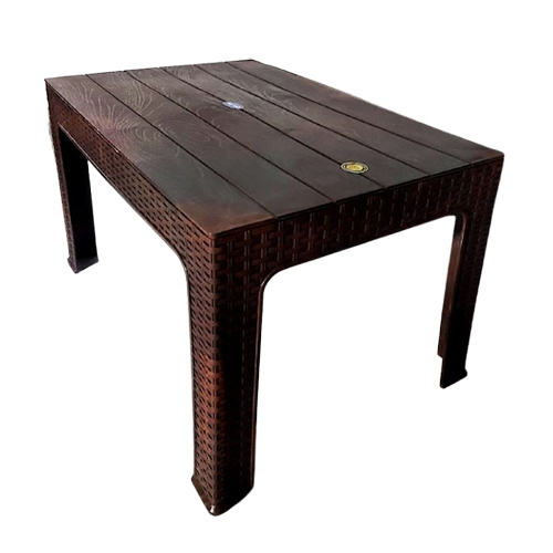 Fix Leg Plastic Table - Durable Pvc Material, Available In Different Sizes And Colors | Modern Indian Style, 1-year Warranty