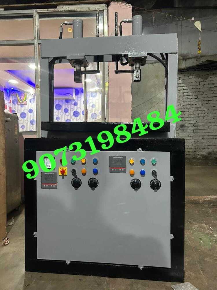 Double die heavy duty paper plate making machine