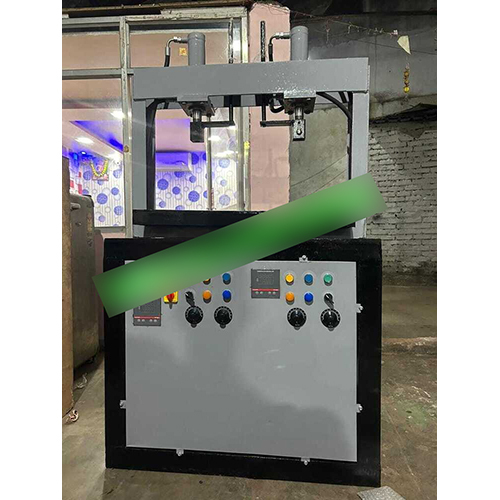 Double die heavy duty paper plate making machine