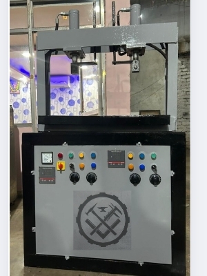 Double die heavy duty paper plate making machine