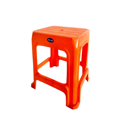 Orange Color Plastic Stool - Color: Different Available