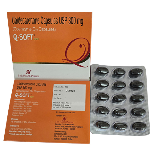 300Mg Ubidecarenone Capsules Usp - Drug Type: General Medicines