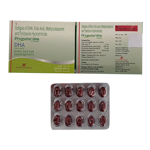 Dha Folic Acid Methylcobalamin And Pyridoxine Hydrochloride Softgel - Drug Type: General Medicines