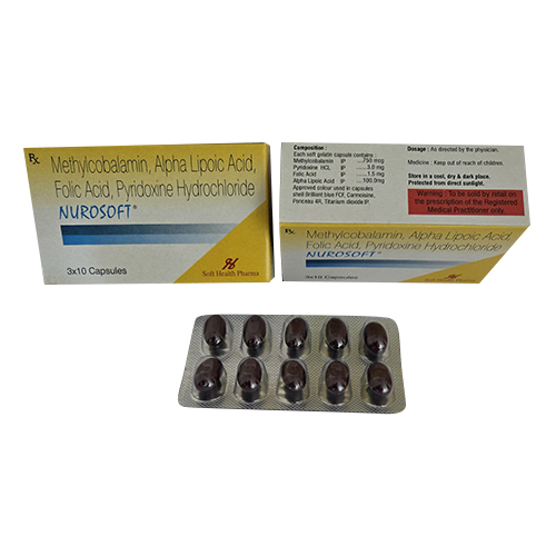 Methylcobalamin Alpha Lipoic Acid Folic Acid Pyridoxine Hydrochloride Cap - Drug Type: General Medicines