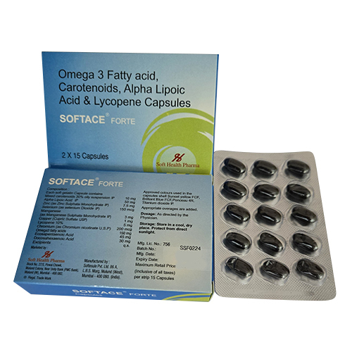 Omega 3 Fatty Acid Carotenoids Alpha Lipoic Acid And Lycopene Capsules - Drug Type: General Medicines