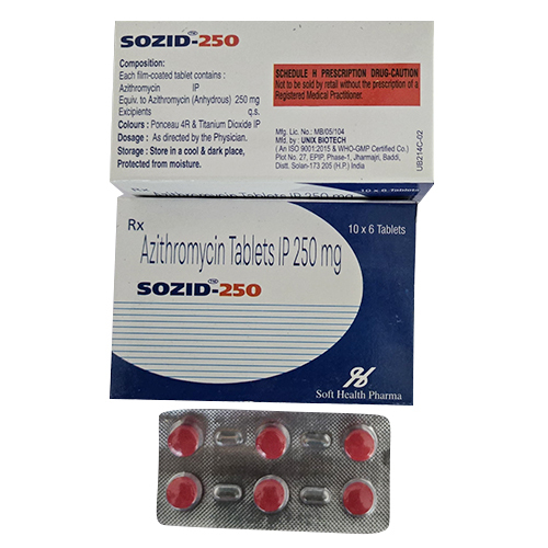 250Mg Azithromycin Tablets Ip - Storage Instructions: Cool Place