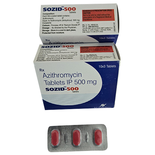 500Mg Azithromycin Tablets Ip - Storage Instructions: Cool Place