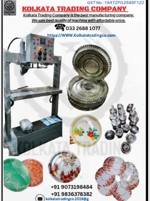 Hydraulic paper plates making machine