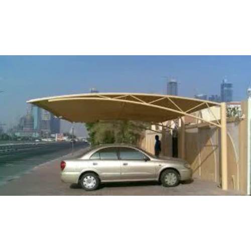 Tensile Car Parking Shades - Coating Type: Color Coated