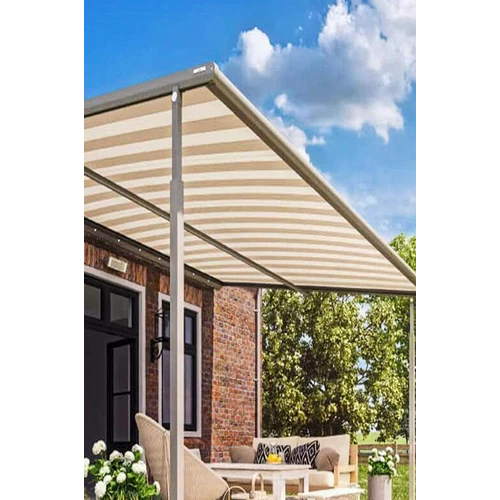 Residential Retractable Awning - Color: White