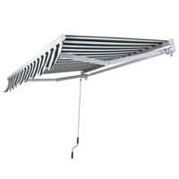 Waterproof Awnings - Pvc Material, Various Sizes , Sturdy Aluminum Frame, Plain Tent Style, Elegant White Color For Outdoor Canopy Use