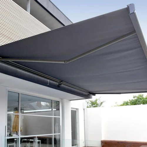 Outdoor Shade Awning - Color: Black