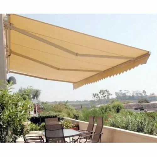 Retractable Terrace Awning - Color: White